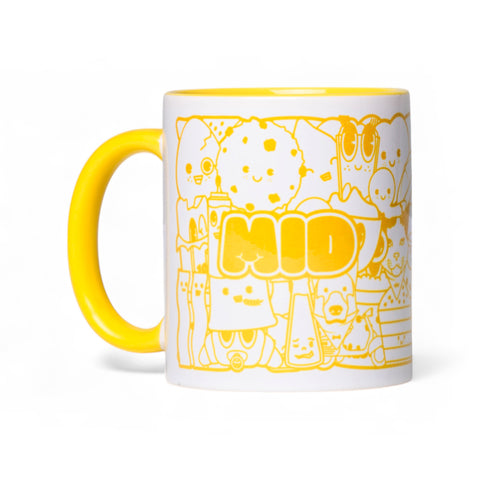 Tazza Sticker Mid - Gialla