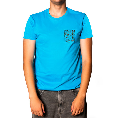 Maglia Azzurra con Logo Nero Mid